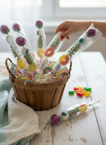 Набор «сладкий шампур» на шпажке в индивидуальной упаковке. Состав