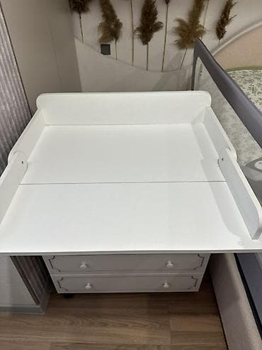 Балдар эмереги: Комод с пеленальным столиком Б/У - Цвет: белый, матовое покрытие - — 2