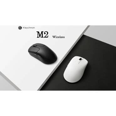 акустические системы logitech со светомузыкой: Игровая мышь Keychron M2 и M2 Mini (Black), Беспроводная, Оптическая — 2