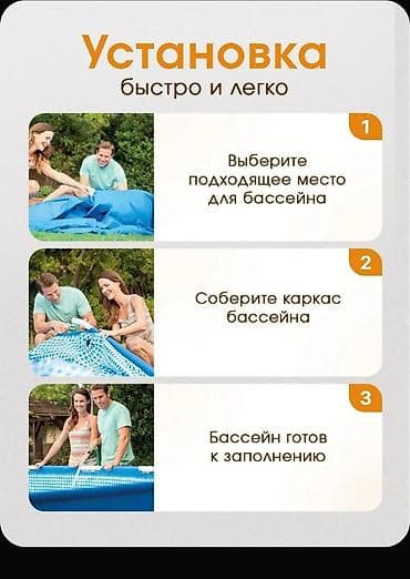 досуи: Бассейн каркасный 244х51 см 28205 INTEX - Тип: детский/семейный — 5