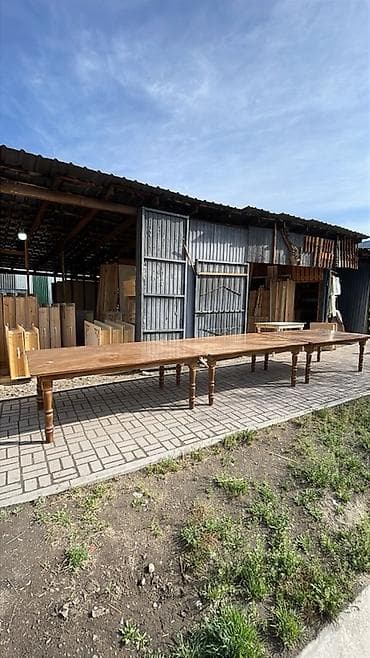 большие столы для работ: Стол на заказ, Для ресторанов, кафе, Прямоугольный — 2