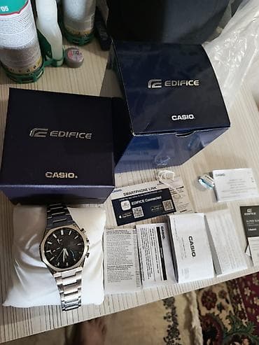 Аксессуарлар: СРОЧНО ПРОДАЮ CASIO Edifice — многофункциональные мужские часы с — 1