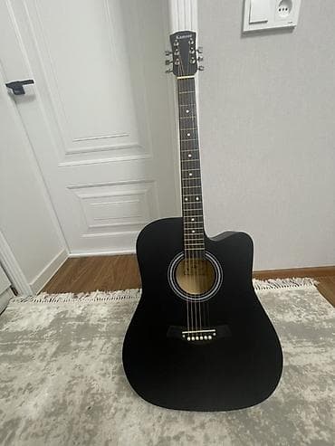 Гитаралар: Акустикалык гитара Kamoer 🎸 Металл кылдуу акустикалык гитара 📏 Толук — 6