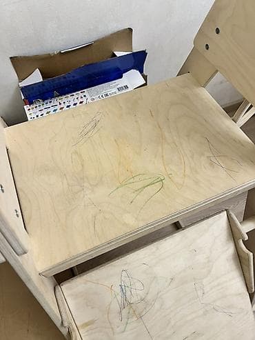 Игровые комплексы: Детский спортивно-игровой комплекс из фанеры/дерева для дома. Состав — 4