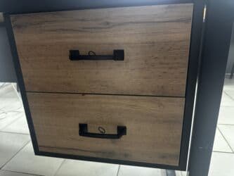 фотографии офисной мебели: Комплект офисной мебели, Диван, Металл, цвет - Черный — 8