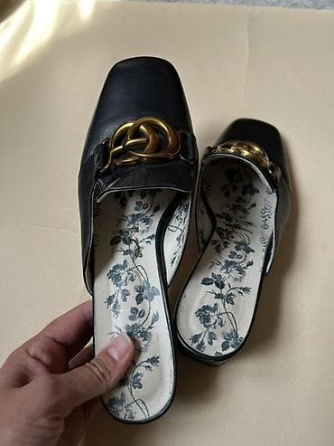 обувь 38: Сабо, 38, Gucci, Б/у, цвет - Черный, Самовывоз — 6