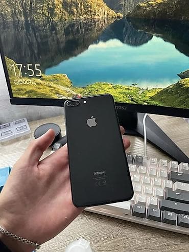 iphone s6: Телефон IPHONE 8Plus 128gb Black. полностью рабочий, состояние — 1