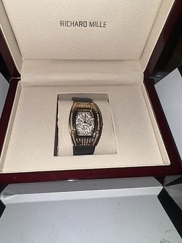 бриллиантовое: Часы RICHARD MILLE в фирменной шкатулке. 12000сом,новая! Эффектная — 1