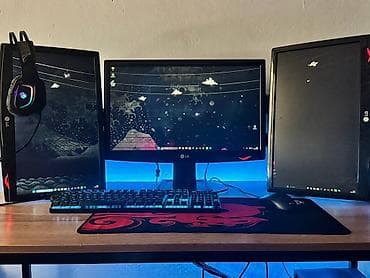 Компьютер, ядер - 8, ОЗУ 16 ГБ, Для несложных задач, Б/у, AMD Ryzen 7, AMD Radeon RX 580, HDD + SSD