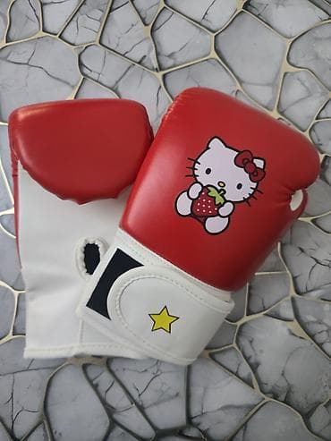 Спорт и отдых: Новые детские/подростковые боксерские перчатки с принтом Hello Kitty — 1