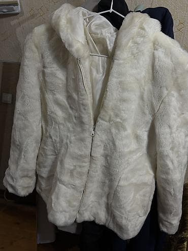 Шуба, Короткая модель, Япония, С капюшоном, S