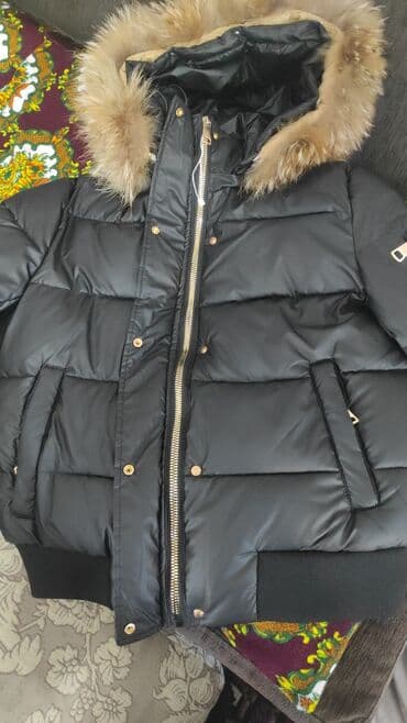 Атайын кийим: Пуховик, Кыска модель, Капюшону бар — 2