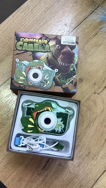 Детская цифровая камера Dinosaur Camera - Тематика: динозавры, яркий
