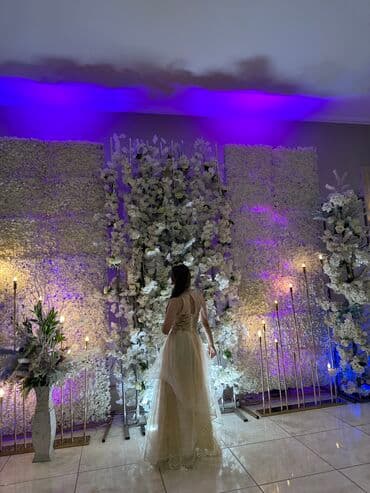 вечерние платья в греческом стиле: Вечернее платье, Пышное, Длинная модель, Без рукавов, Камни, M, S — 3