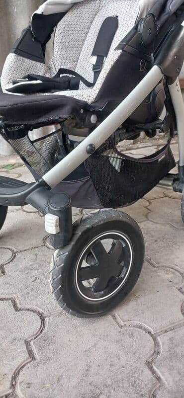коляска детская цена бишкек: Коляска, цвет - Черный, Б/у — 3