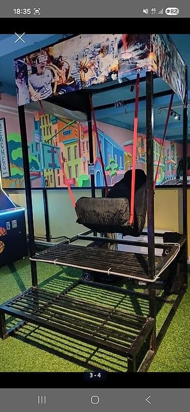 Готовый бизнес: Аттракцион “VR-качели/симулятор” на металлическом каркасе Описание: - — 3