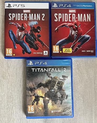 Набор дисковых игр для PlayStation: 1) Marvel’s Spider-Man 2 (PS5) -
