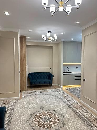 2 комнаты, 58 м², Старый аэропорт Элитка, 13 этаж, Дизайнерский ремонт