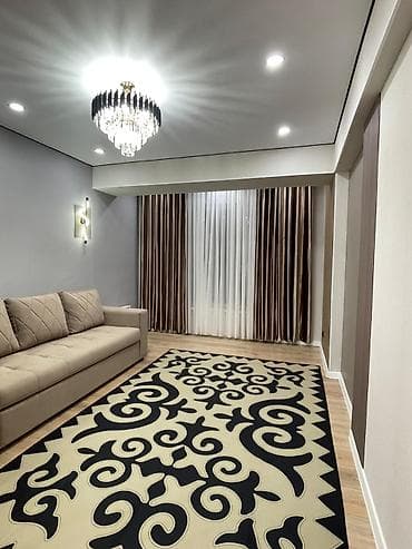 2 комнаты, 47 м², Тунгуч мкр Элитка, 5 этаж, Евроремонт — 7