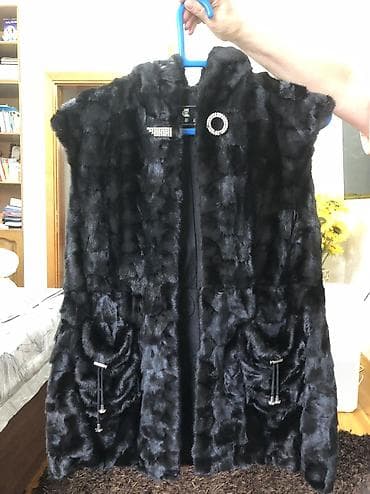 Норковая жилетка . Размер 46
