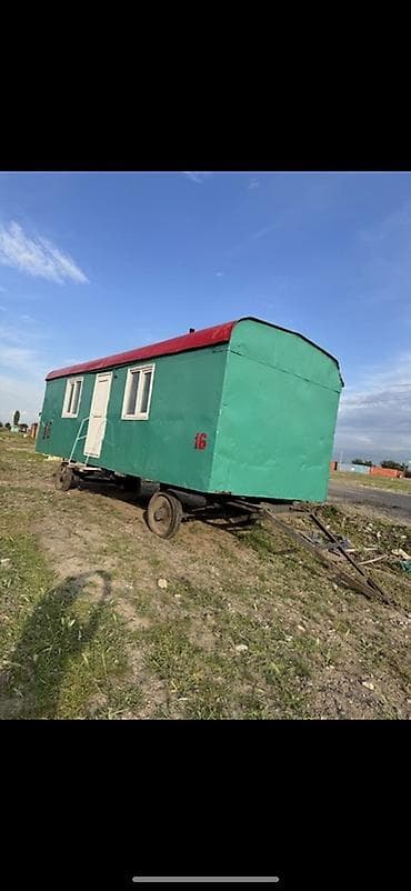 садовый дом: Передвижная бытовка/вагон-дом на колёсах - Габариты: удлинённый кузов — 1