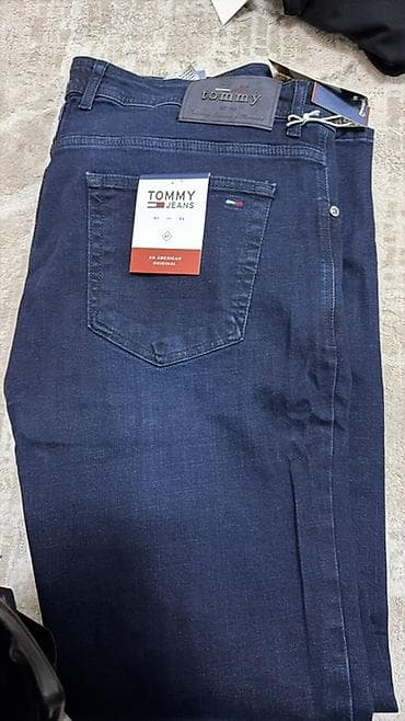 мед одежда: Джинсы Tommy Jeans По - Бренд: Tommy Jeans (этикетка и кожаный патч — 1