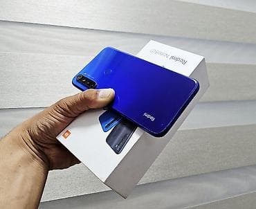 micro: Redmi, Redmi Note 8T, Б/у, 64 ГБ, цвет - Синий, 1 SIM, 2 SIM — 2