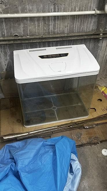 Аквариум с крышкой и встроенной вентиляцией - Прямоугольный