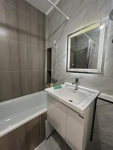 кравтиры в бишкеке: 2 комнаты, 53 м², Евроремонт — 4