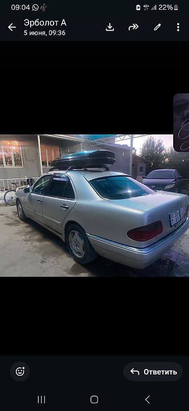 210 mers: Mercedes-Benz E-Class: 1996 г., Автомат, Бензин, Седан — 10