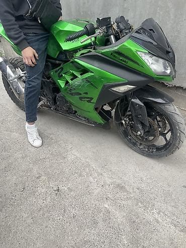 aion s plus: Kawasaki Ninja (зеленый спортбайк) - Кузов: пластиковый обвес sport — 2