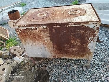 электро м: Дровяная печь-«буржуйка» с варочной поверхностью - Материал — 3