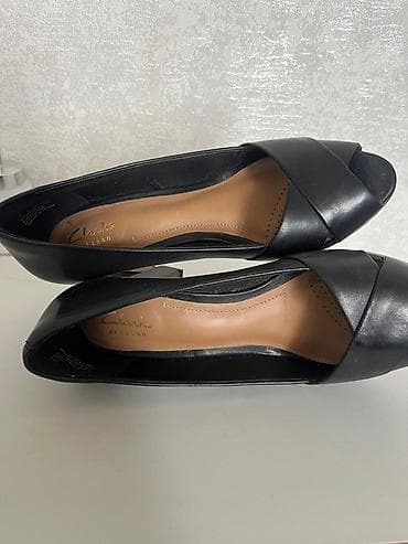 clark: Туфли, 39, Clarks, Б/у, цвет - Черный — 2