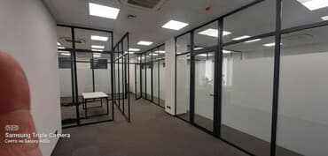 Модульные офисные перегородки, предназначенные для организации