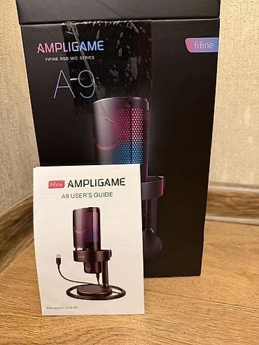 настольный микрофон бишкек: USB-микрофон FIFINE AmpliGame A9 (RGB Mic Series) Описание и функции — 5