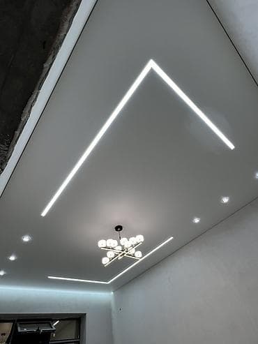 intel xeon e5: Натяжные потолки с интегрированной подсветкой - Современные — 3