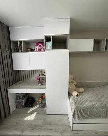 мебели ош: Детская гарнитура, Для мальчика, цвет - Белый — 3