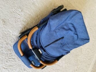 детская коляска с дождевиком: Балдар арабасы, түсү - Кара — 49