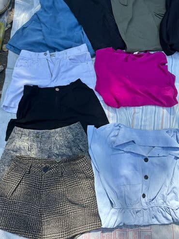 двойка брюки и кофта: Брюки Лето, Б/у, S — 1