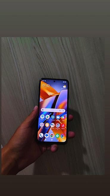redmi 15 с: Poco M5s, Б/у, 128 ГБ, цвет - Голубой, 1 SIM, 2 SIM — 2
