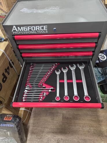 купить набор инструментов в бишкеке: 🔥Amgforce профессиональный Ящик инструментов с колесами Высшего — 6