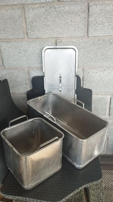 канистры пластиковые бу купить: Пищевой контейнер, цвет - Серебристый — 1