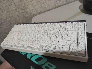 головной микрофон: Клавиатура, Aula, Bluetooth, Зымдуу туташтыруу, Өлчөмү: 80% — 3