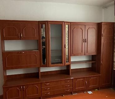 уголок на кухню цена: Гарнитур для зала, Шкаф, ДСП, цвет - Коричневый — 2