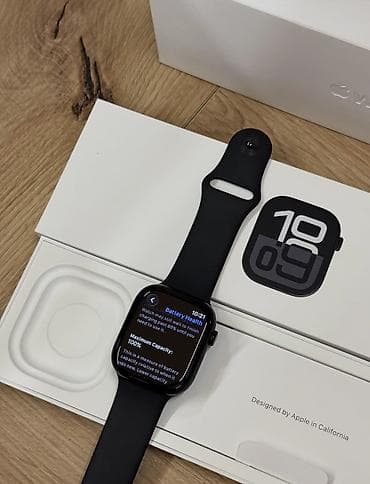 Apple Watch: Apple Watch 10 46 mm GOLD Аккумулятор 100% родной Часы не — 7