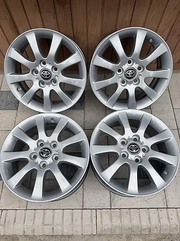 wheel: Литые Диски R 16 Toyota, Комплект, отверстий - 5, Б/у — 6