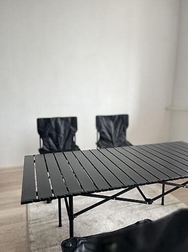 куплю стол со стульями: Складной туристический комплект: стол + стулья - Стол: прямоугольный — 3