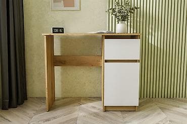 письменный стол белый: Компьютерный стол, Новый, С полками — 1