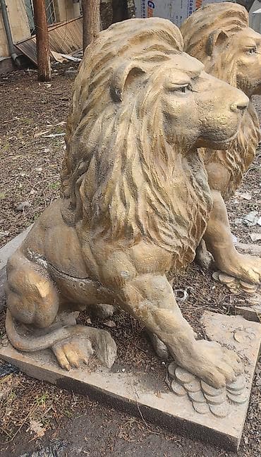 Ковры: 🏛 Львы декоративные уличные — пара, под вход Описание: Продаются — 2