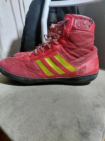 сумка 3 в 1: Мужские кроссовки, 38.5, Adidas, Б/у, цвет - Красный — 2